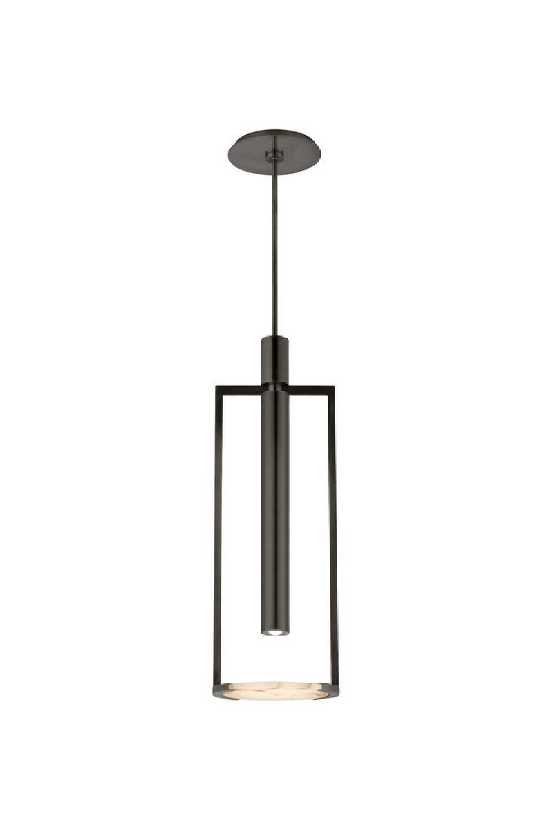 Suspension à Disque en Albâtre Sculpté | Andrew Martin Melange | OROA.fr