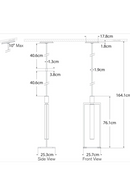 Suspension à Disque en Albâtre Sculpté | Andrew Martin Melange | OROA.fr