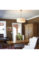 Plafonnier Avec Abat-jour en Lin HBlanc | Andrew Martin Reed | OROA.fr