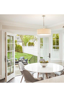 Plafonnier Avec Abat-jour en Lin HBlanc | Andrew Martin Reed | OROA.fr