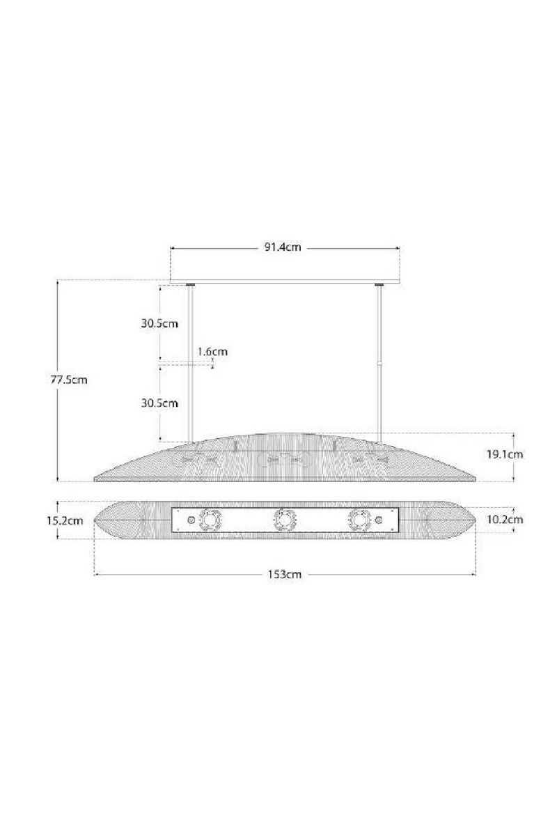 Suspension en Métal Strié | Andrew Martin Utopia | OROA.fr