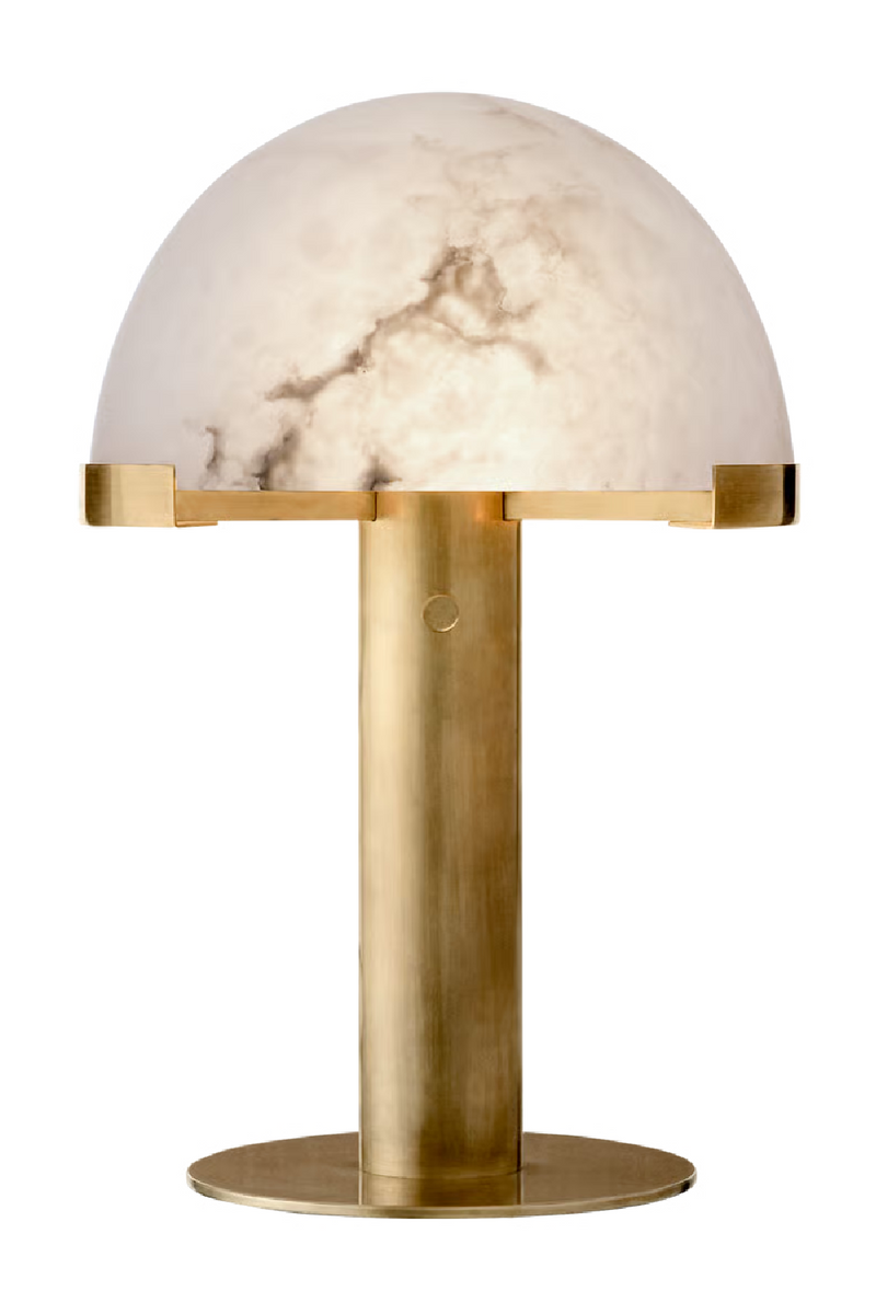 Lampe de Table à Dôme en Albâtre | Andrew Martin Melange | OROA.fr