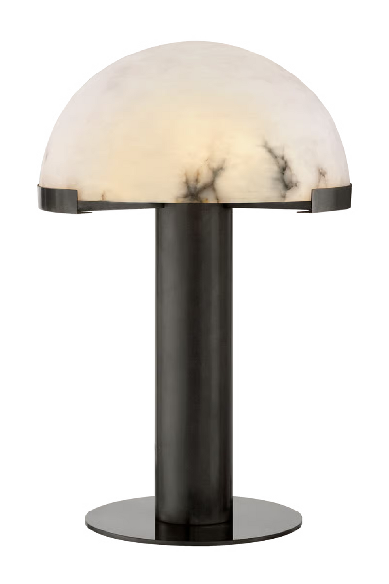 Lampe de Table à Dôme en Albâtre | Andrew Martin Melange | OROA.fr