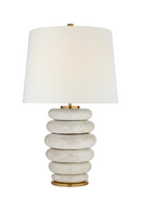 Lampe de Table en Céramique Blanc Antique | Andrew Martin Phoebe | OROA.fr