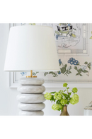 Lampe de Table en Céramique Blanc Antique | Andrew Martin Phoebe | OROA.fr
