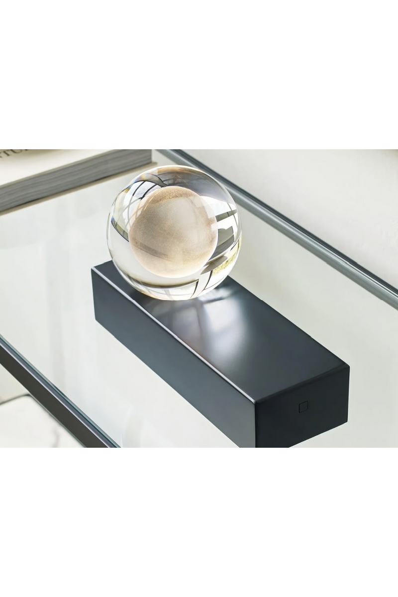 Lampe de Table Sphérique Avec Base en Marbre | Andrew Martin Mina | OROA.fr