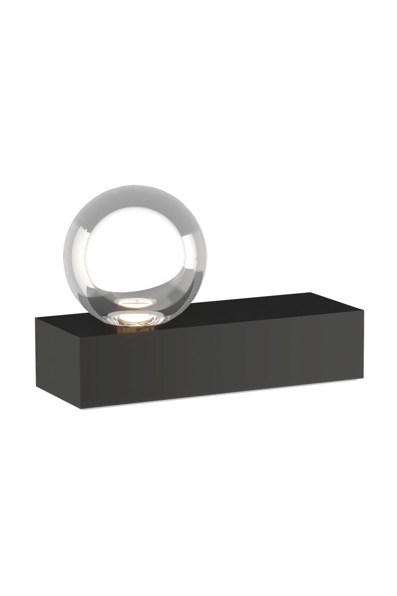 Lampe de Table Sphérique Avec Base en Marbre | Andrew Martin Mina | OROA.fr