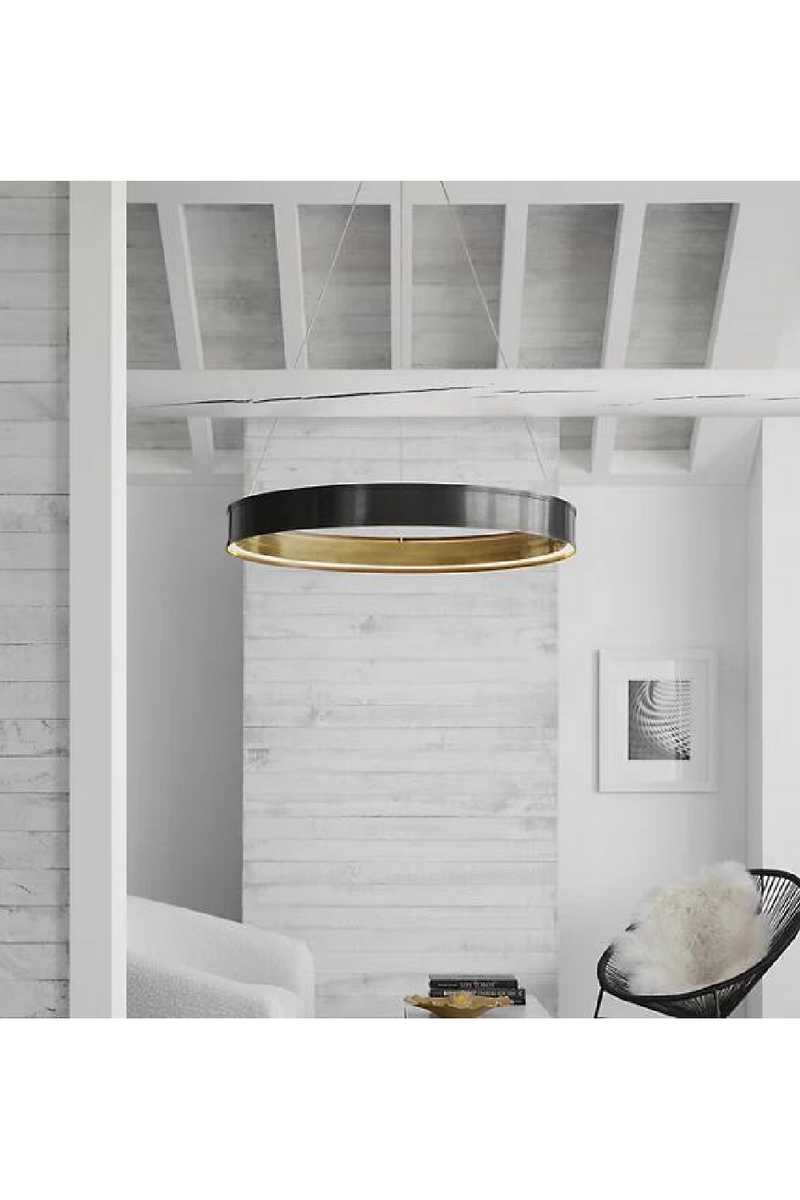 Lustre à Anneaux Métalliques | Andrew Martin Connery | OROA.fr