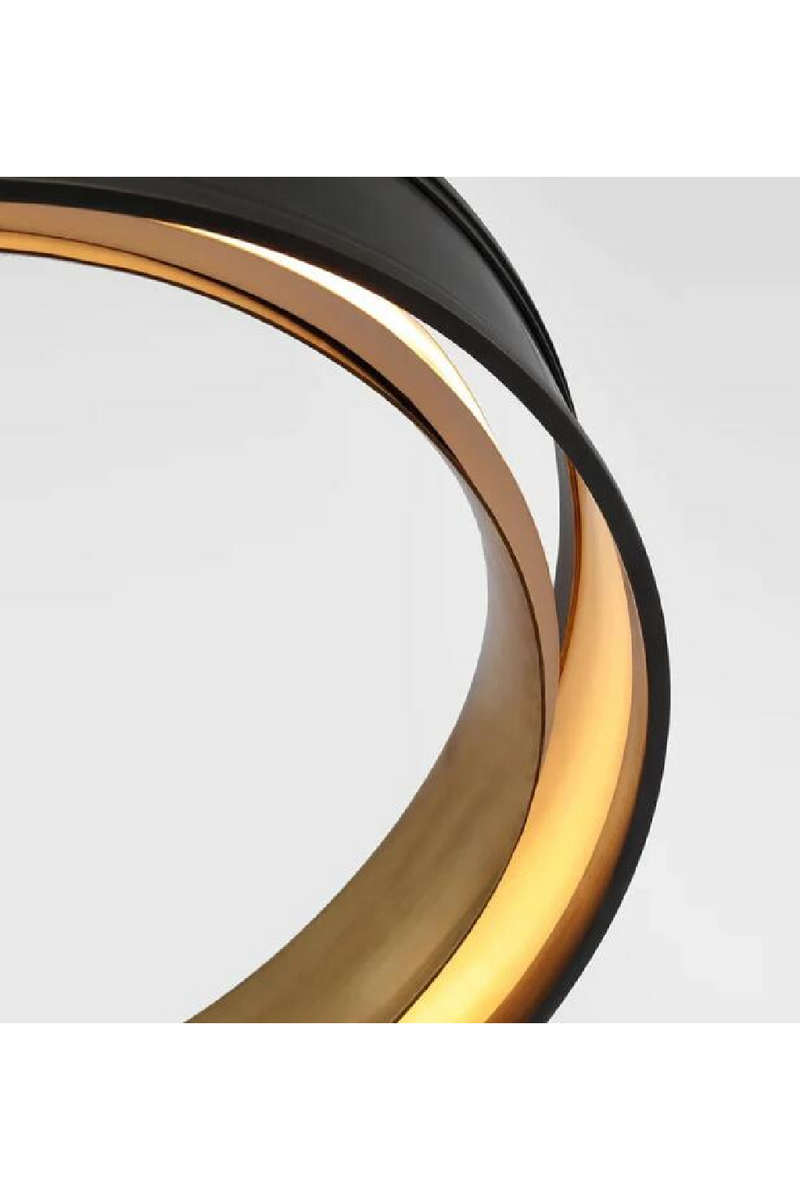 Lustre à Anneaux Métalliques | Andrew Martin Connery | OROA.fr