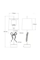 Lampe de Table Ornée D’un Nœud | Andrew Martin Ellery | OROA.fr