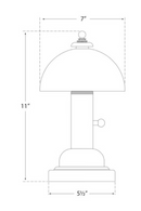 Lampe de Bureau à Dôme Métallique | Andrew Martin Totie