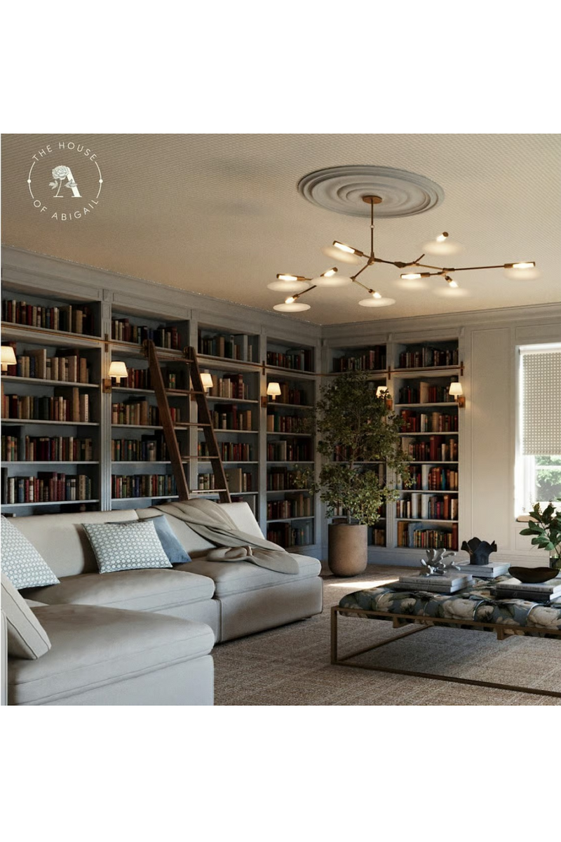 Lustre à Pétales de Verre Rotatifs | Andrew Martin Brindille