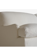 Canapé 4 places en lin blanc | Andrew Martin Lady May | Meubleluxe.fr