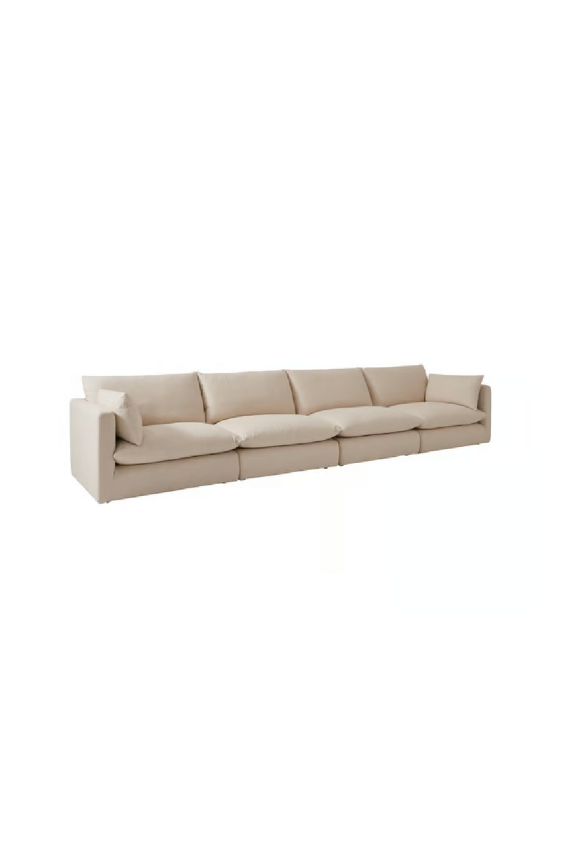 Sofa d’Angle en Lin Creme  | Andrew Martin Clinton | OROA.fr