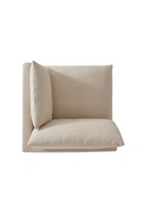 Sofa d’Angle en Lin Creme  | Andrew Martin Clinton | OROA.fr