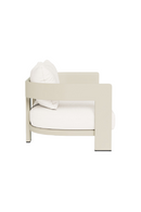 Canapé d'extérieur 3 Places en Aluminium Blanc | Andrew Martin Caicos | OROA.fr