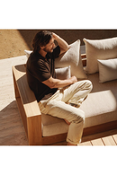 Canapé 3 places d'extérieur en teck | Andrew Martin Bora | OROA.fr