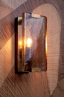 Applique en laiton vintage et verre soufflé | Eichholtz James | OROA.fr