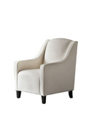 Fauteuil en tissu crème | Andrew Martin Finbar | Meubleluxe.fr