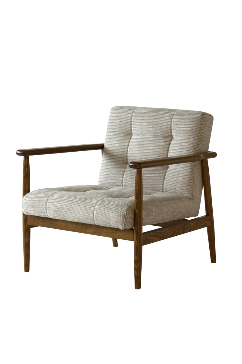 Fauteuil en lin gris | Andrew Martin Roman | Meubleluxe.fr