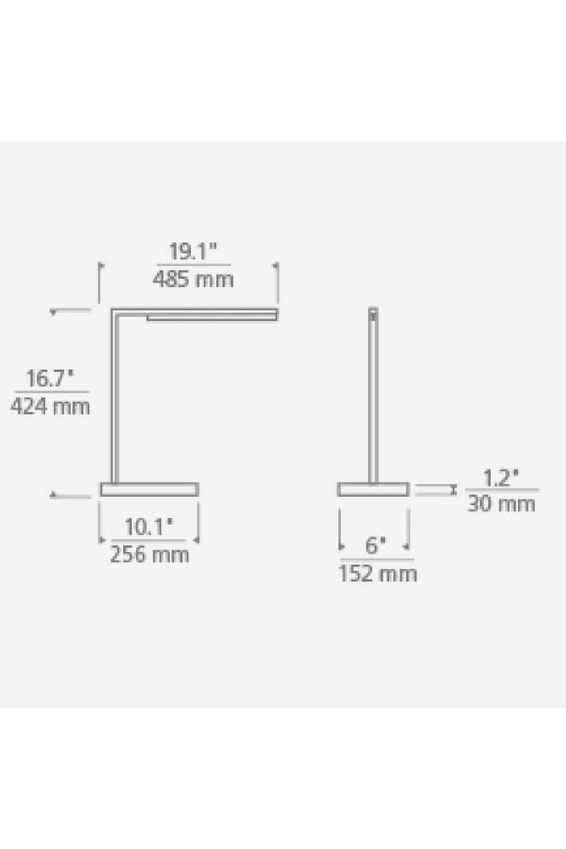 Lampe de table en laiton et marbre blanc | Andrew Martin Klee