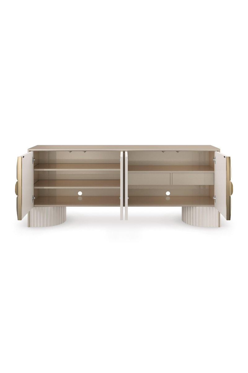 Buffet console en bois cannelé | Caracole Corinthian