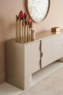 Buffet console en bois cannelé | Caracole Corinthian | Meubleluxe.fr