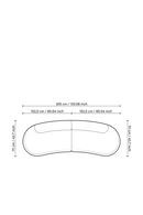 Canapé en tissu Lyssa sable | Eichholtz Bjorn S | Meubleluxe.fr