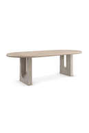 Table de salle à manger extensible en travertin | Caracole Emphasis | Meubleluxe.fr