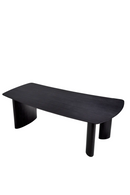 Table de salle à manger en chêne noir | Eichholtz Bergman S | Meubleluxe.fr