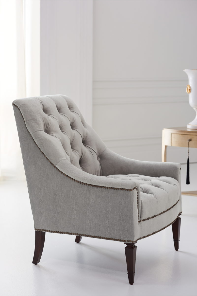 Fauteuil Lounge Capitonné | Élégance Classique Caracole | OROA.fr