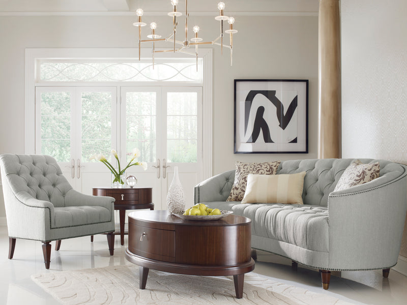 Fauteuil Lounge Capitonné | Élégance Classique Caracole | OROA.fr