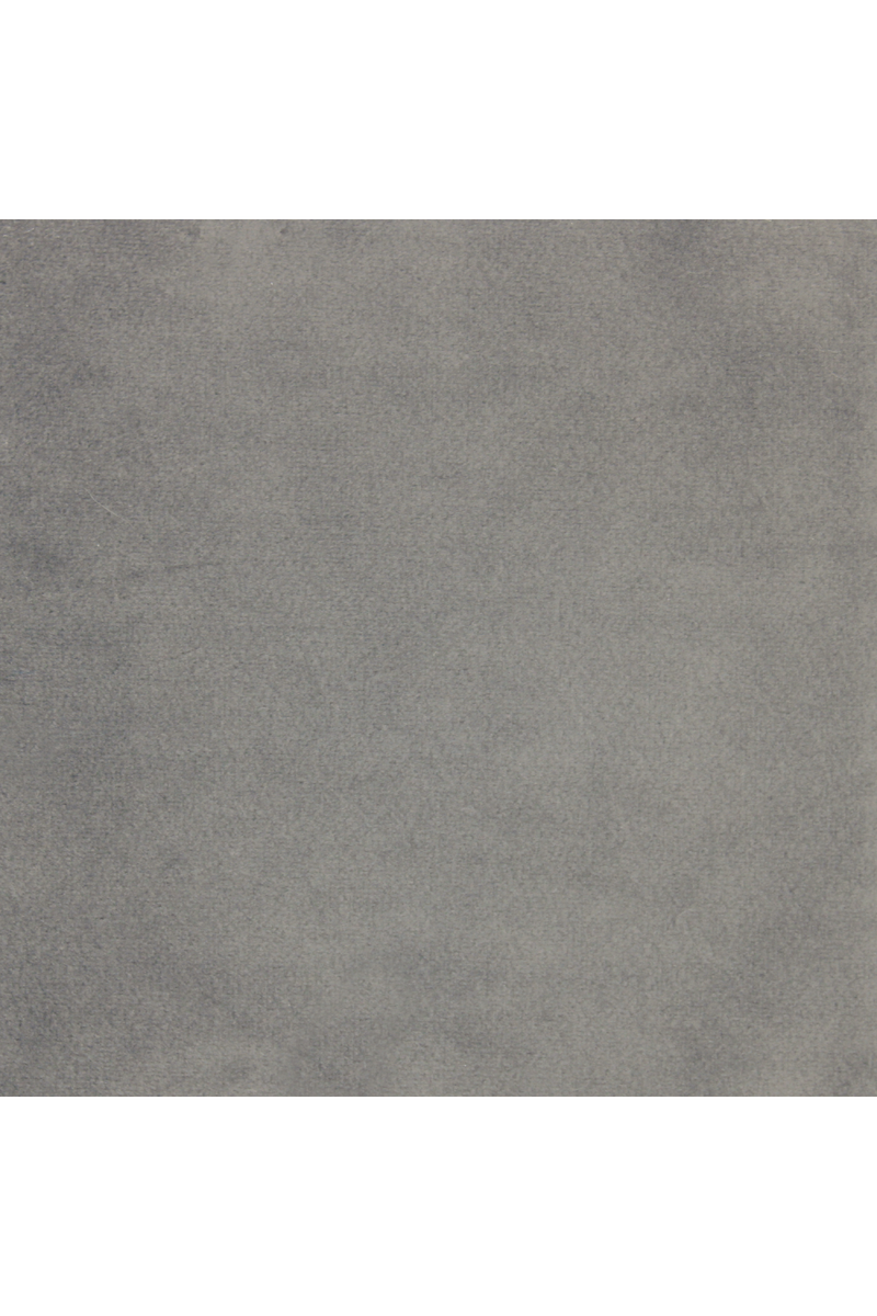 Fauteuil lounge à dossier arrondi gris | Caracole Farrah | Meubleluxe.fr
