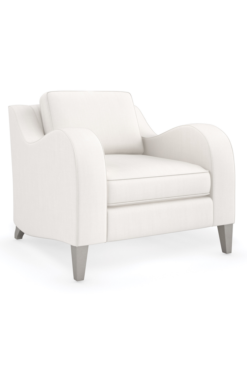 Fauteuil lounge à accoudoirs inclinés | Caracole Victoria | OROA.fr
