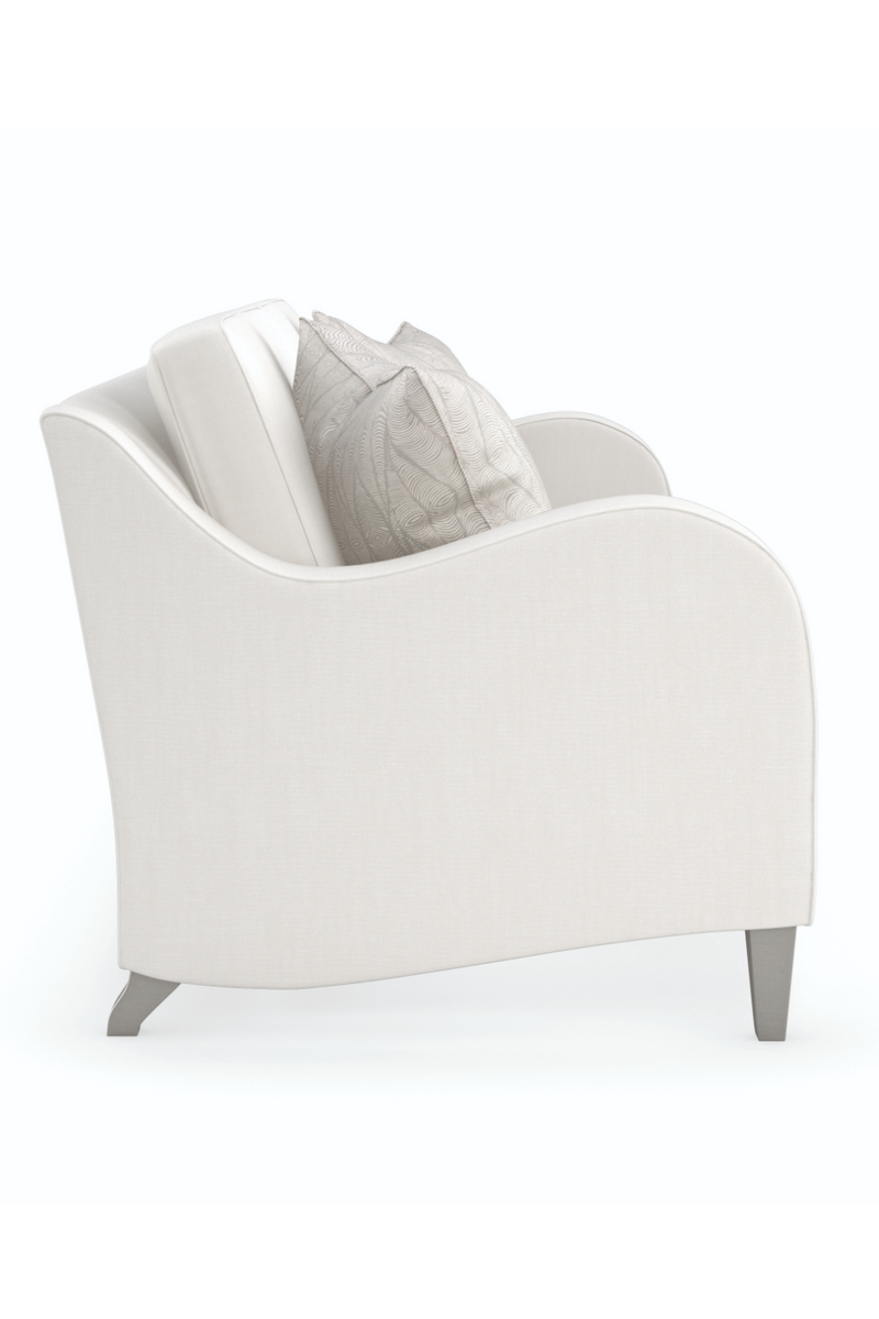 Canapé classique moderne blanc | Caracole Victoria | OROA.fr