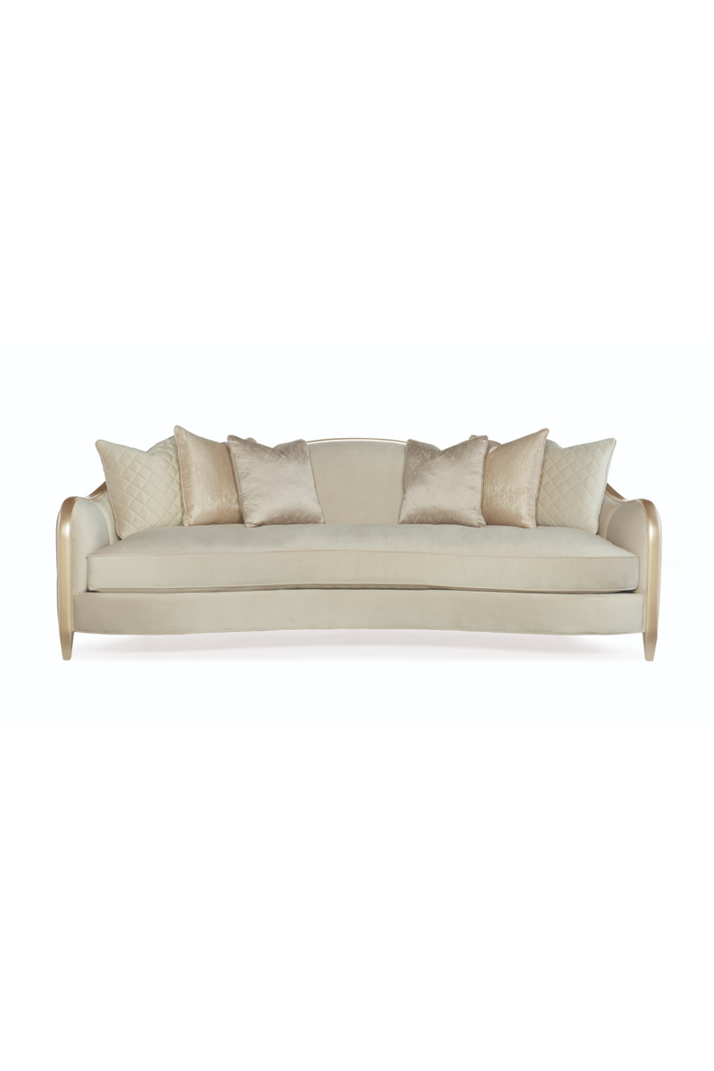 Canapé Classique Moderne Beige | Caracole Adela | Oroa.fr
