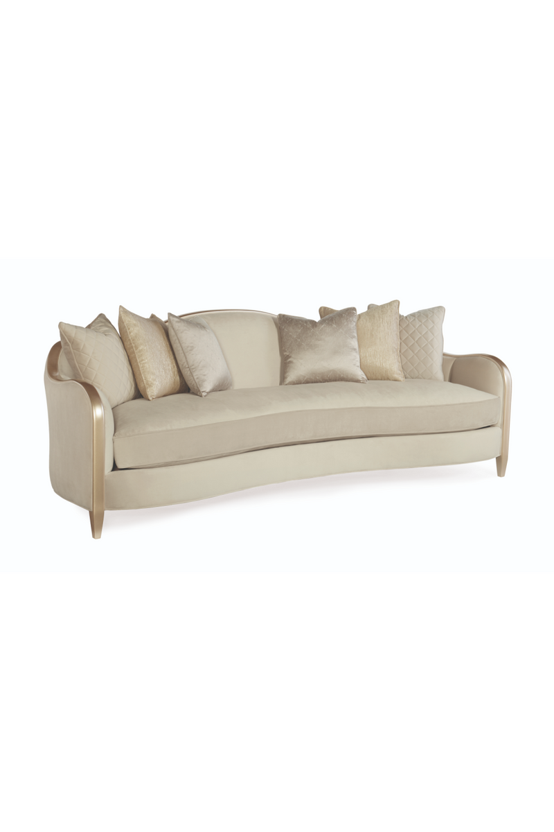 Canapé Classique Moderne Beige | Caracole Adela | Oroa.fr