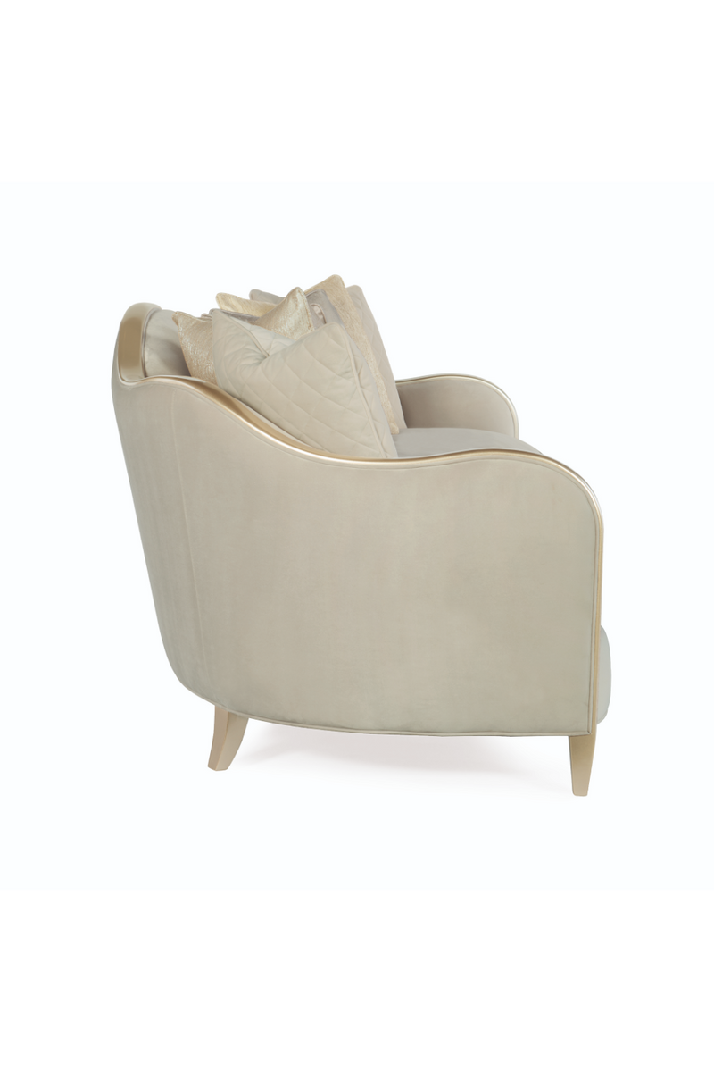 Canapé Classique Moderne Beige | Caracole Adela | Oroa.fr