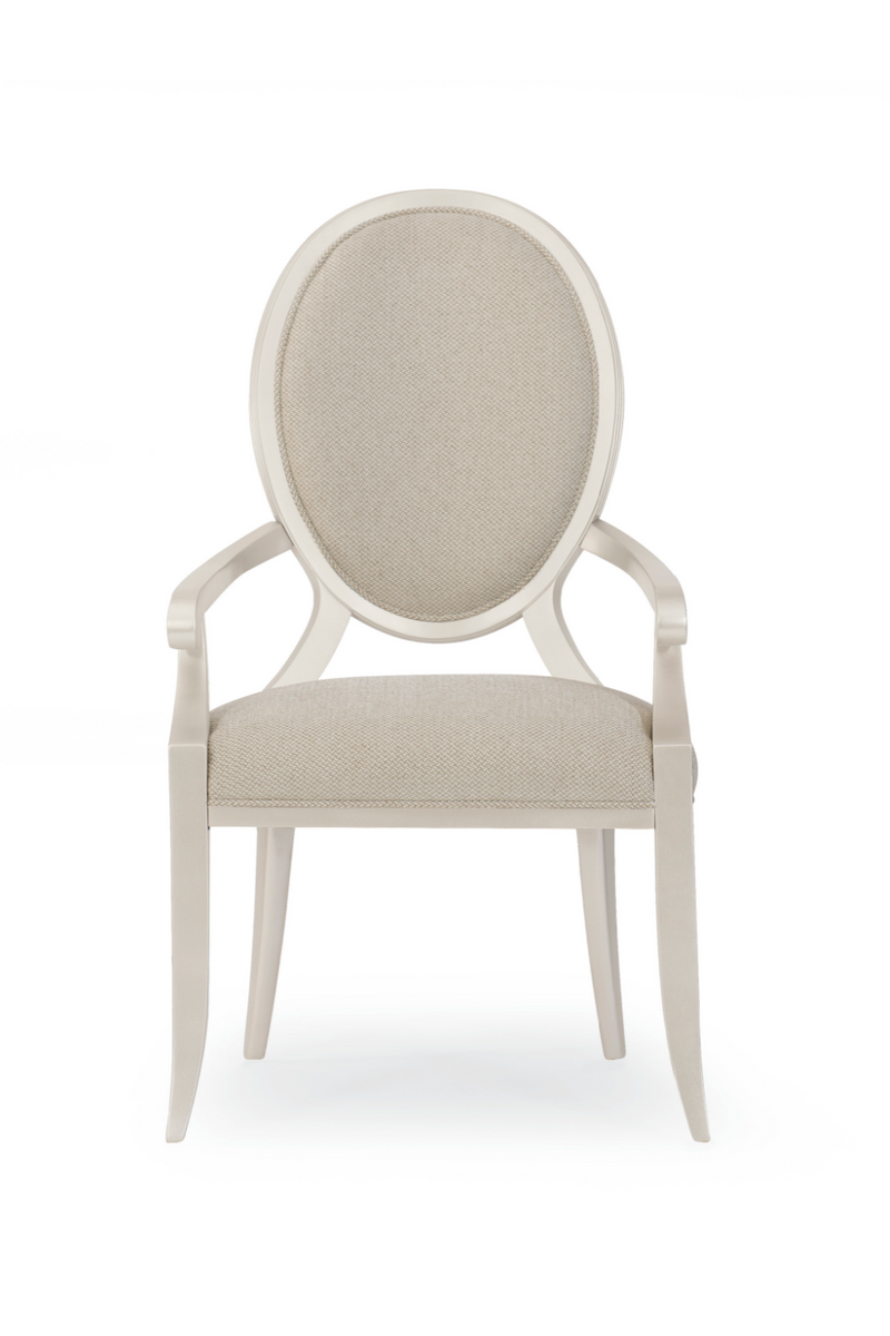Fauteuil moderne à dossier ovale (2) | Caracole Avondale | OROA.fr