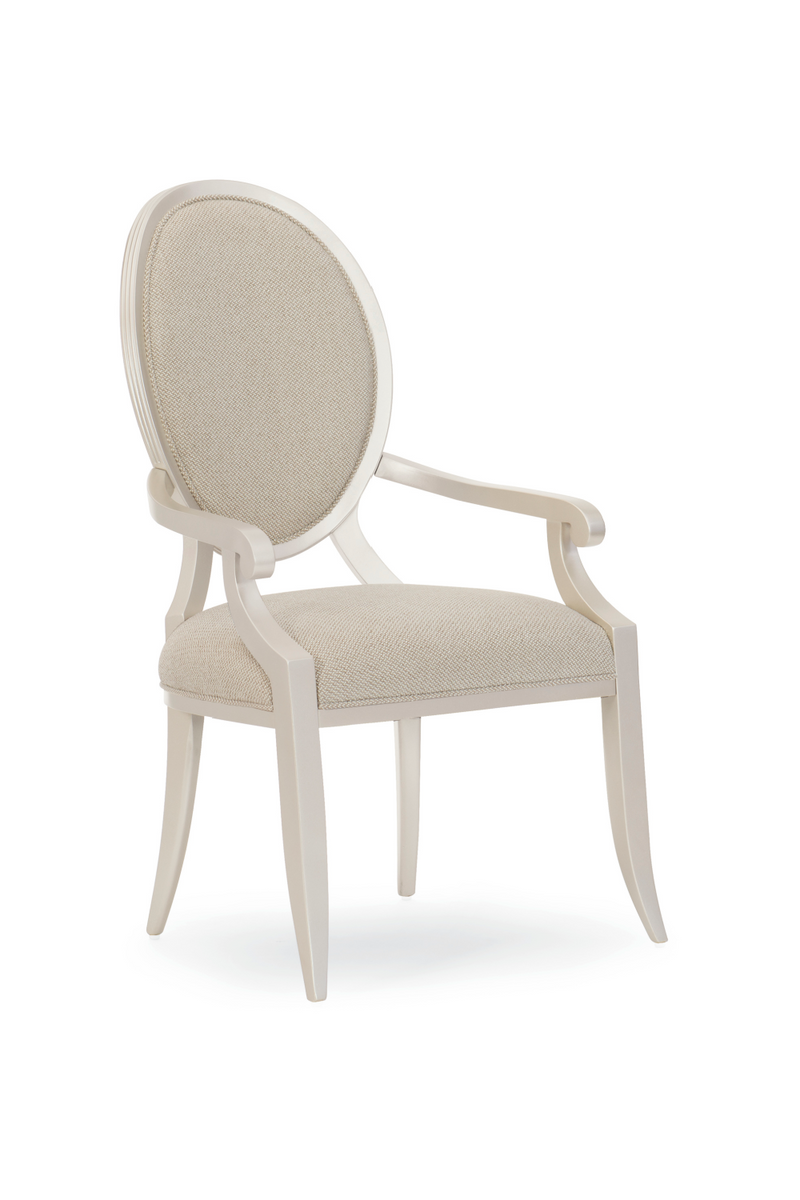 Fauteuil moderne à dossier ovale (2) | Caracole Avondale | OROA.fr
