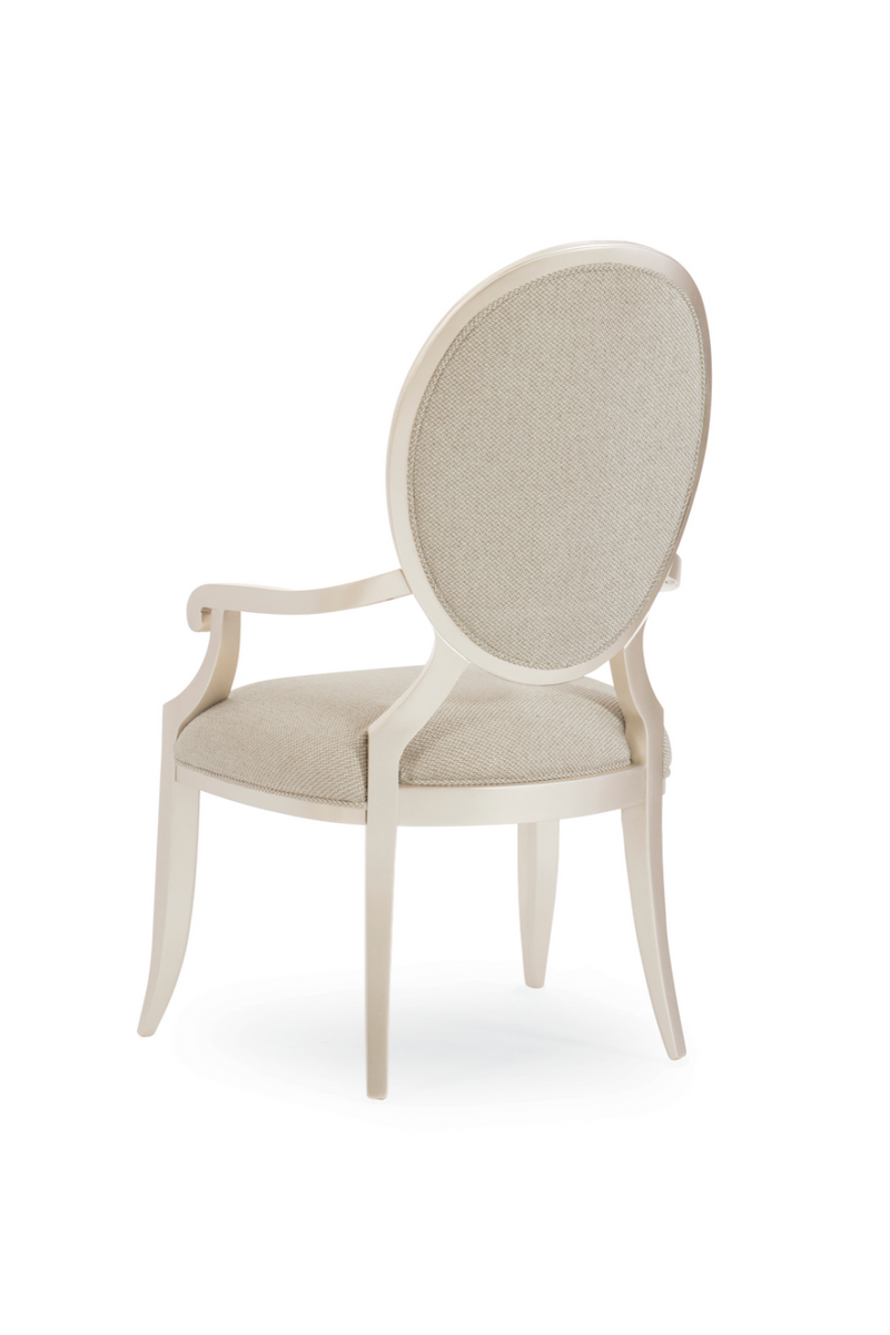 Fauteuil moderne à dossier ovale (2) | Caracole Avondale | OROA.fr