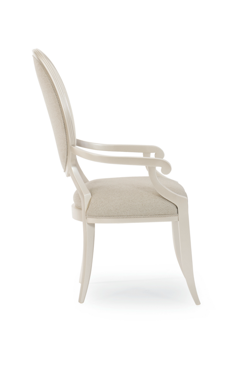 Fauteuil moderne à dossier ovale (2) | Caracole Avondale | OROA.fr