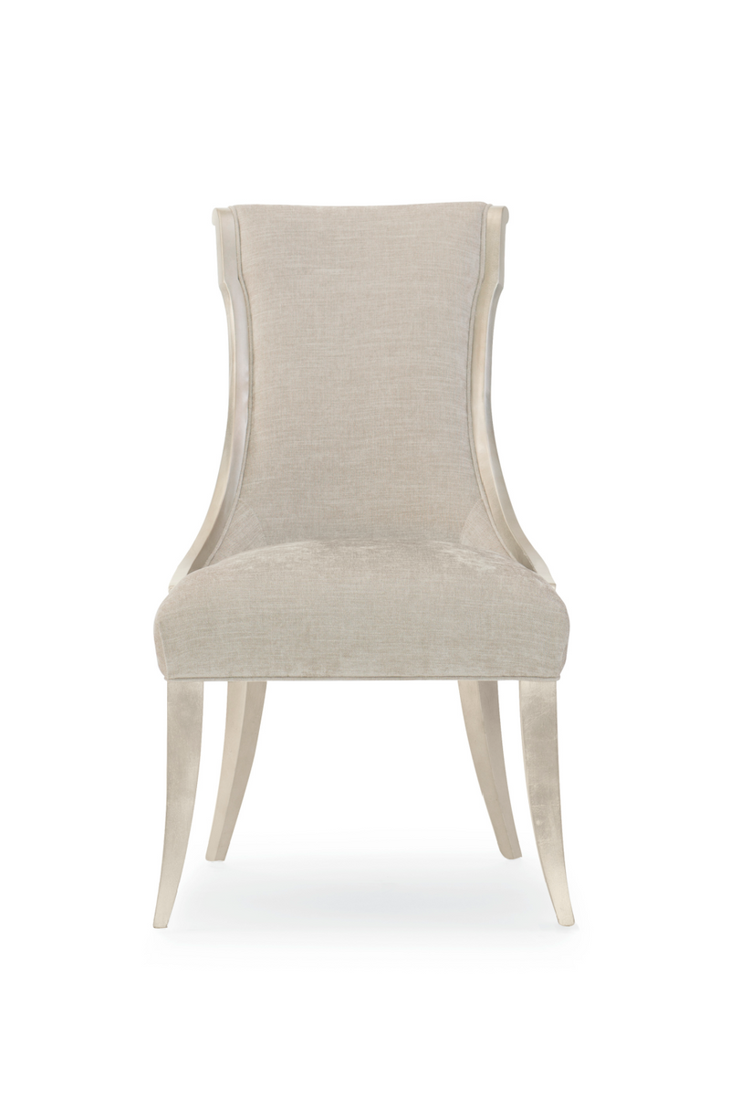 Chaise d'appoint à feuille d'argent | Caracole Avondale | Oroa.fr