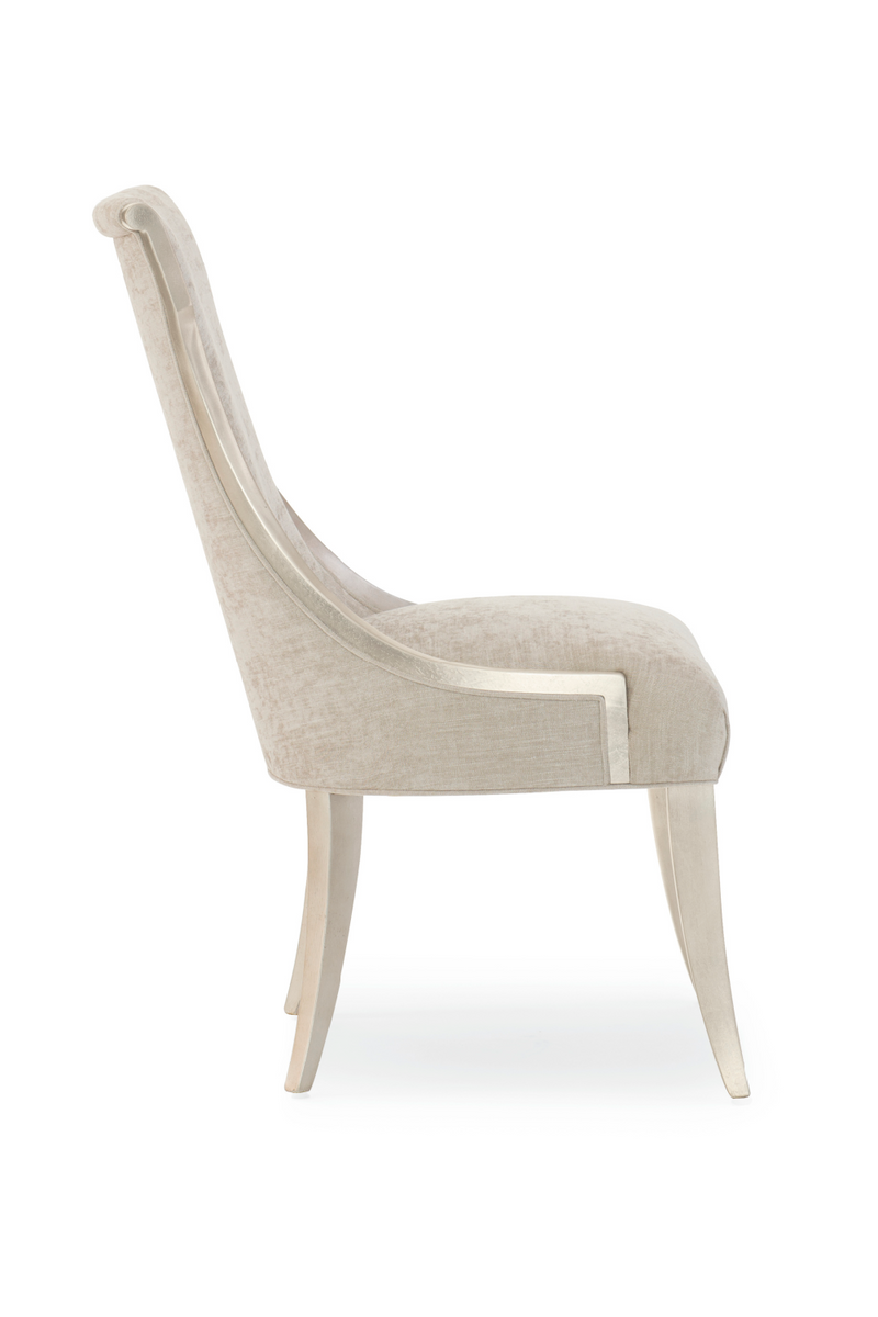 Chaise d'appoint à feuille d'argent | Caracole Avondale | Oroa.fr