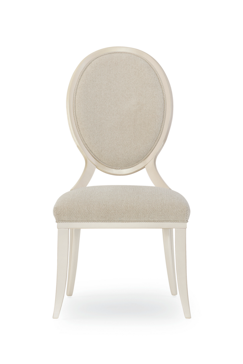 Chaise d’Appoint en Tweed Neutre (2) | Caracole Avondale | OROA.fr