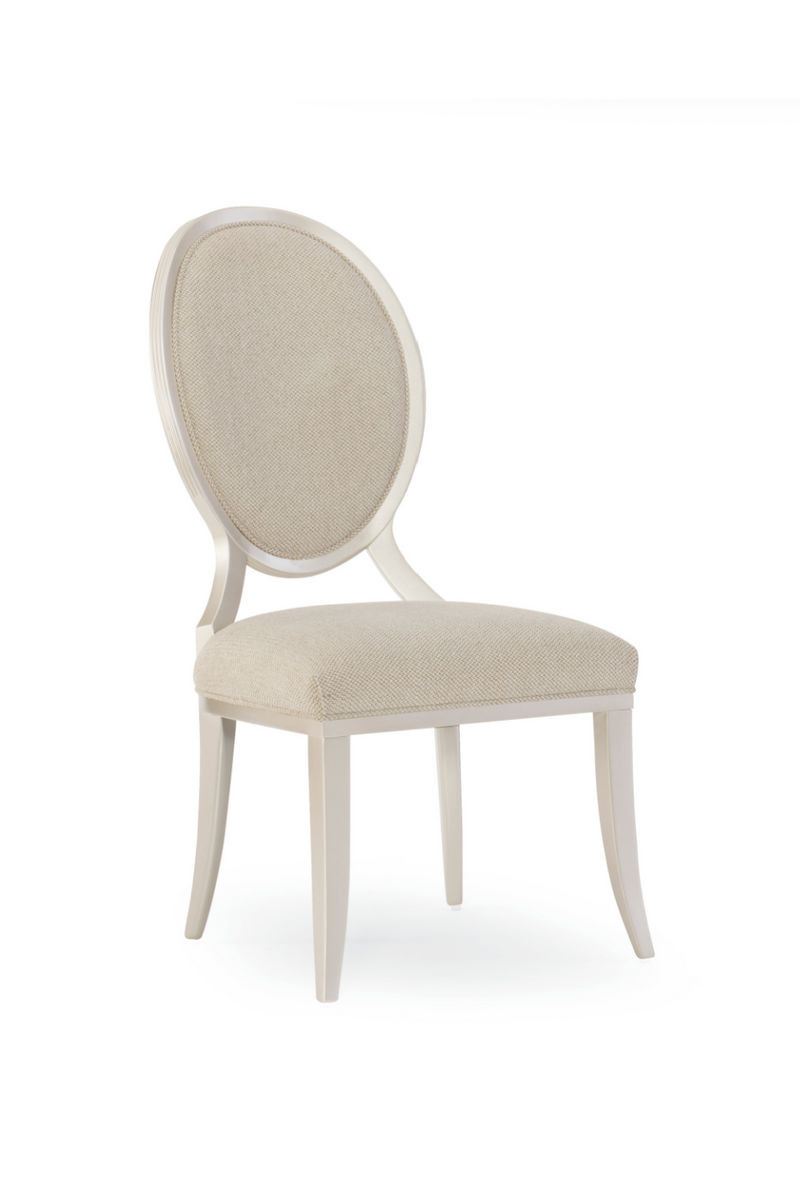 Chaise d’Appoint en Tweed Neutre (2) | Caracole Avondale | OROA.fr