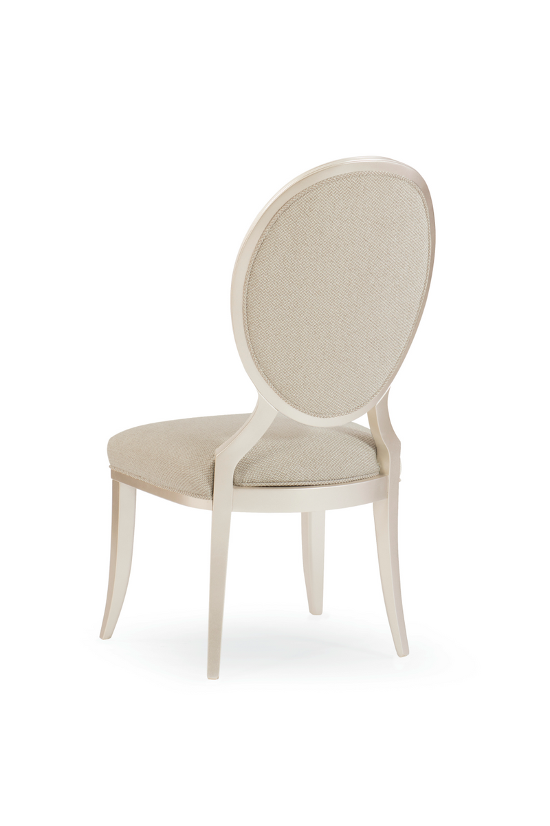 Chaise d’Appoint en Tweed Neutre (2) | Caracole Avondale | OROA.fr
