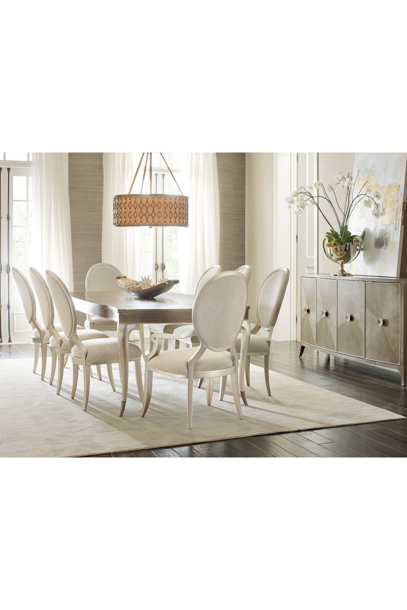Chaise d’Appoint en Tweed Neutre (2) | Caracole Avondale | OROA.fr