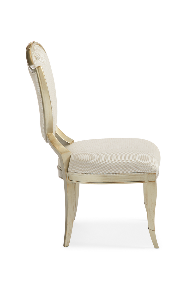 Chaise d’Appoint à Volutes Sculptées (2) | Caracole | OROA.fr
