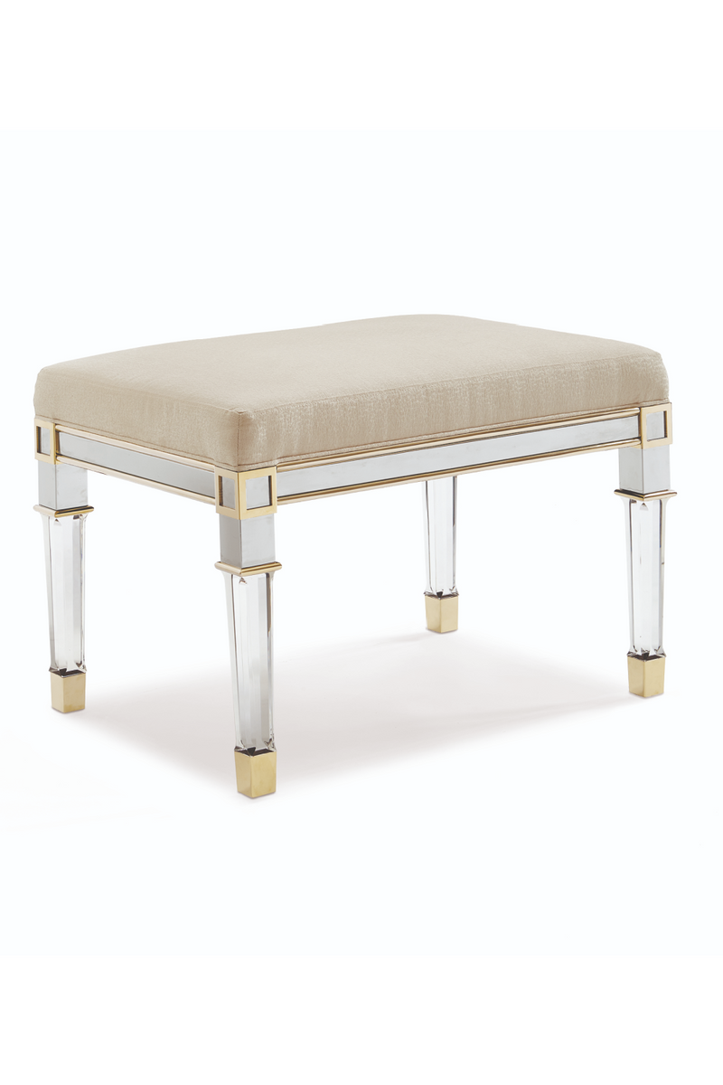 Banc Moderne Rembourré | Caracole Silver And Gold | Oroatrade.com